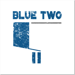 Blue 2 Posters and Art